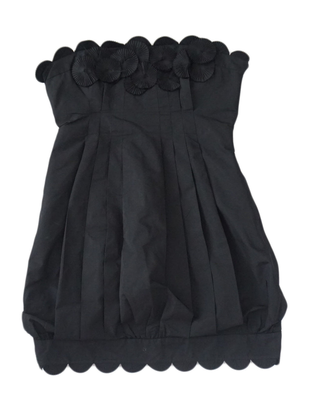 Bcbg - Vestido negro tirantes