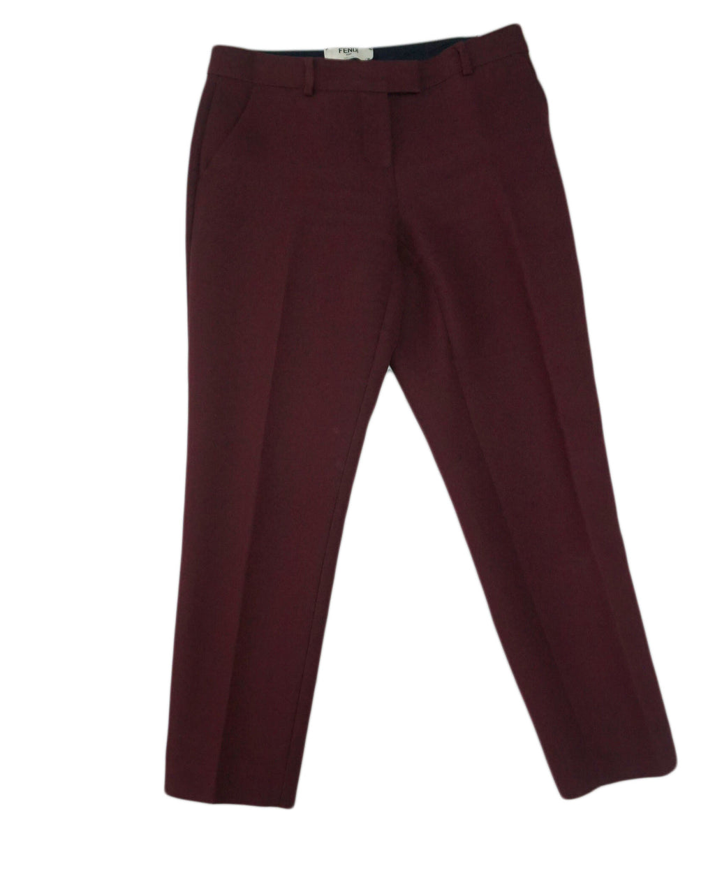 Fendi - Pantalon Burgundy