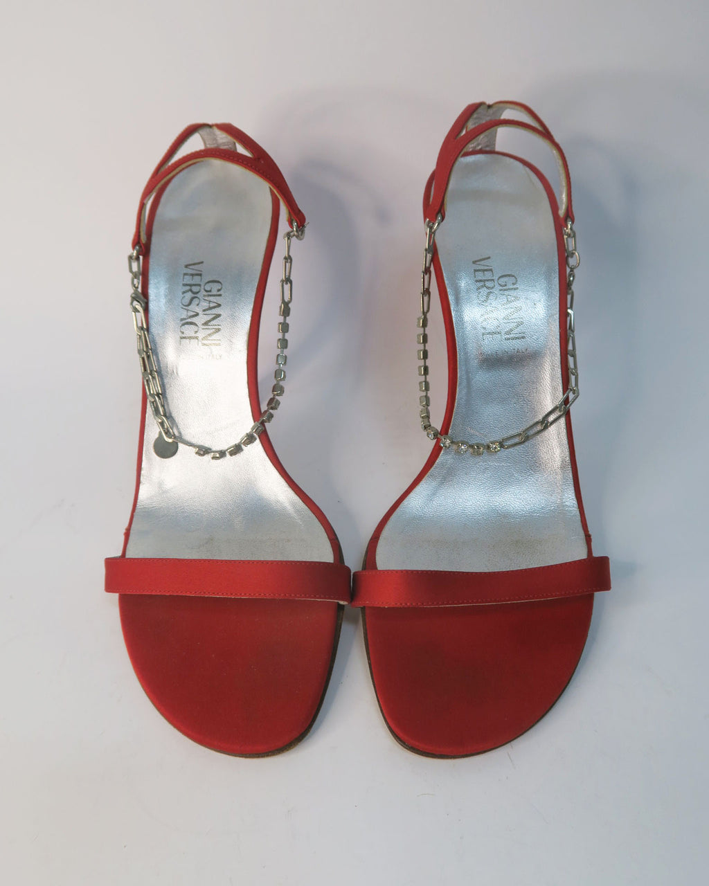 Gianni Versace sandalias rojas