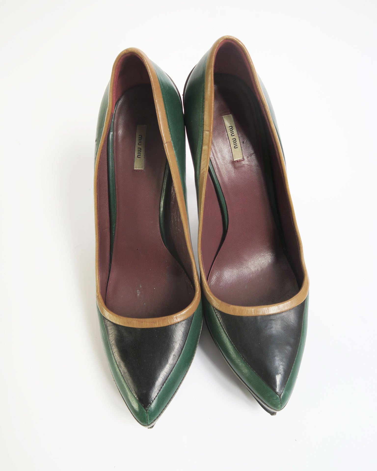 Miu Miu salones verde