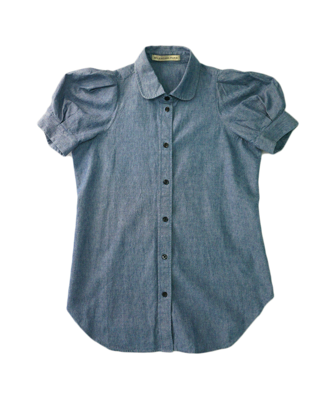 Balenciaga - Camisa manga corta vaquera