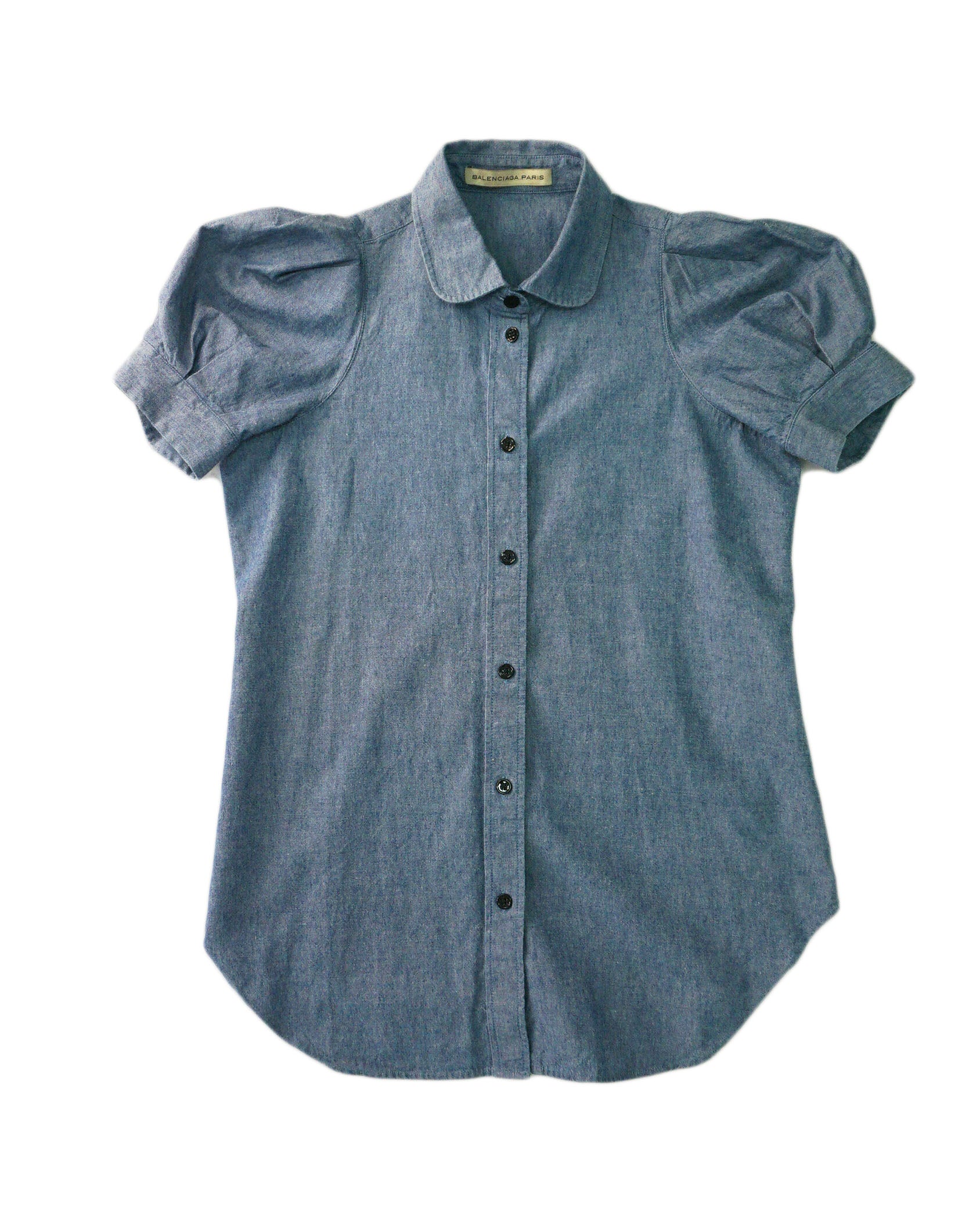 Balenciaga - Camisa manga corta vaquera