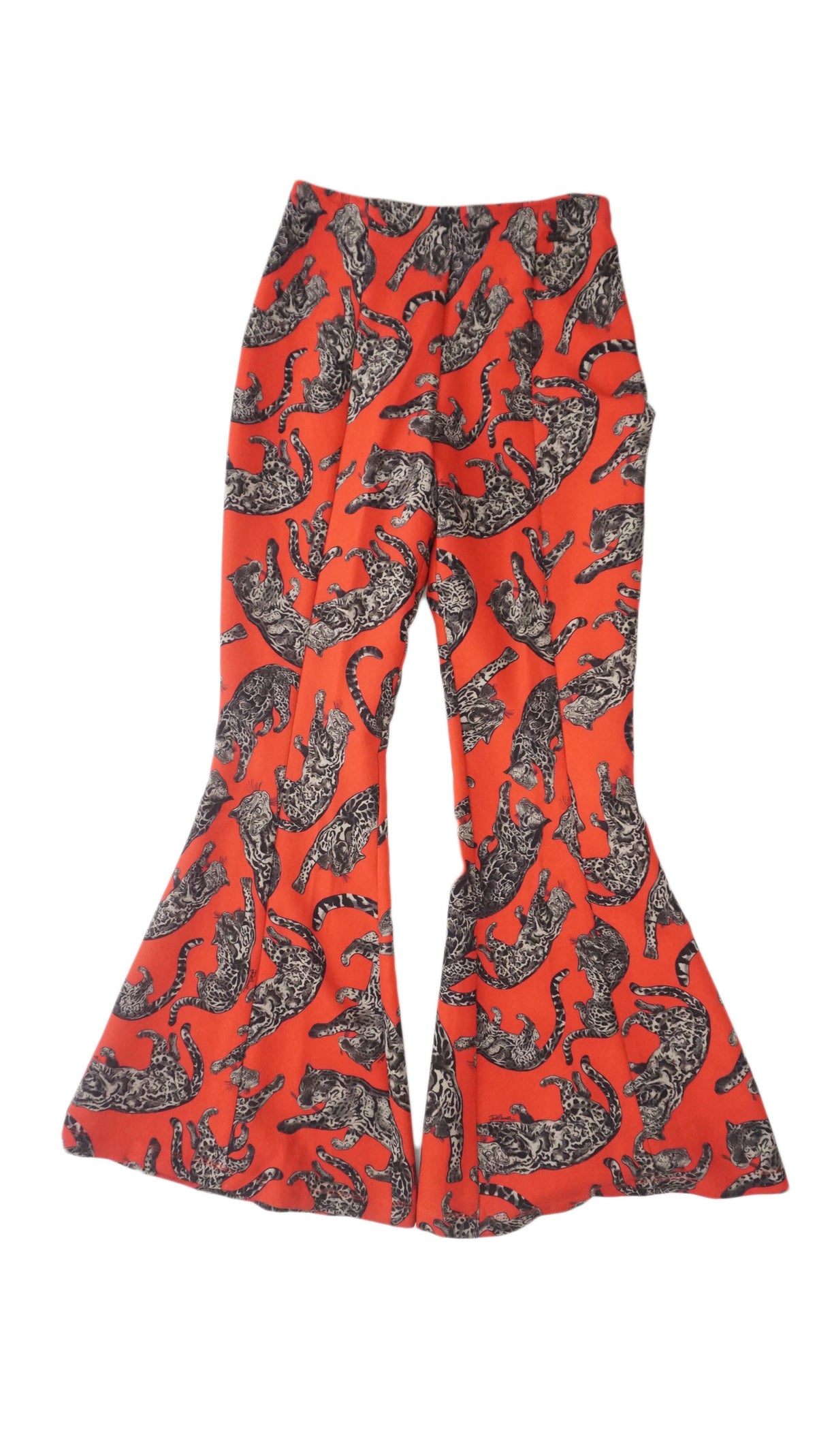Just Cavalli - Pantalon rojo con leopardo