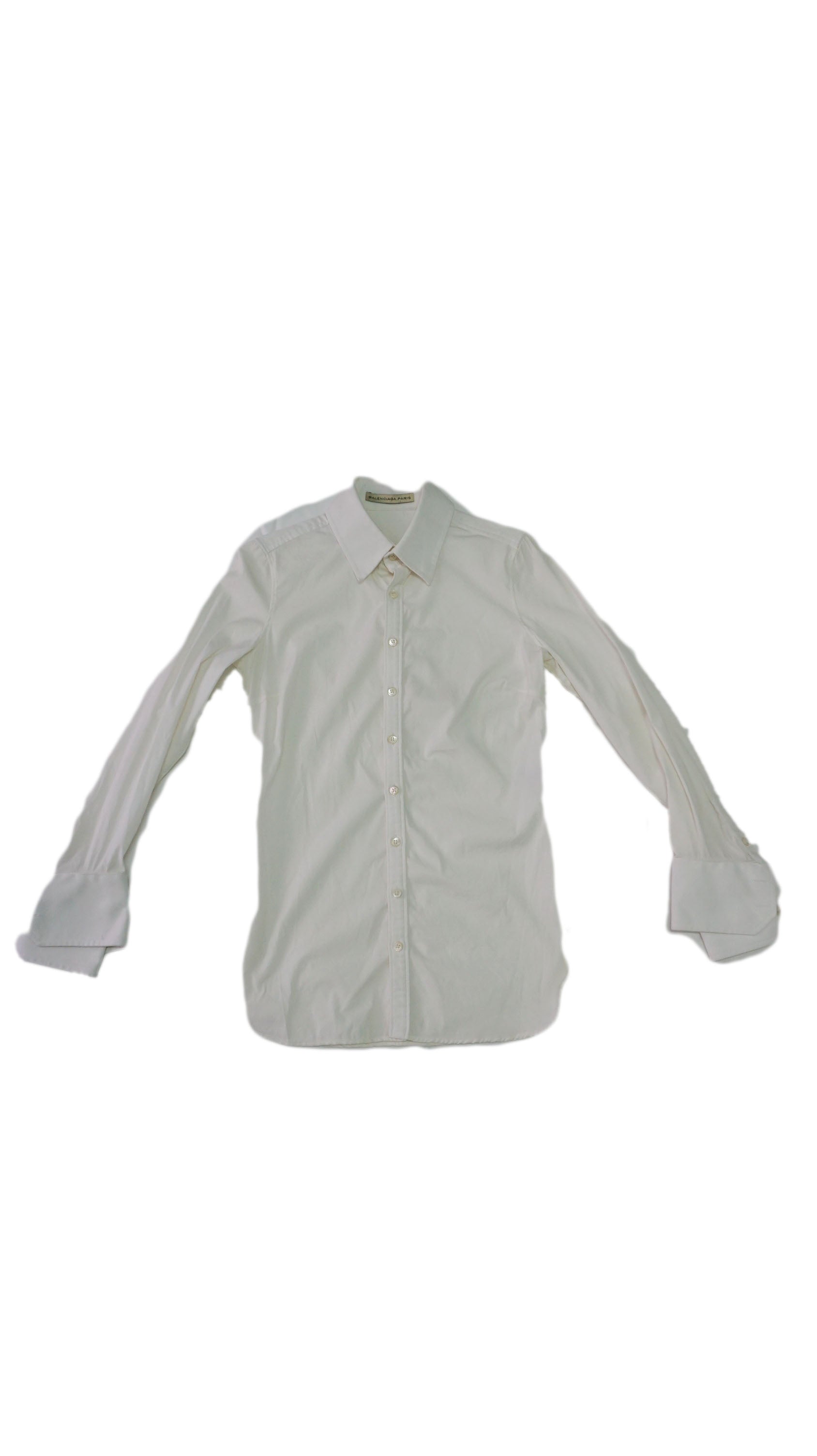 Balenciaga - Camisa Blanca puños dobles