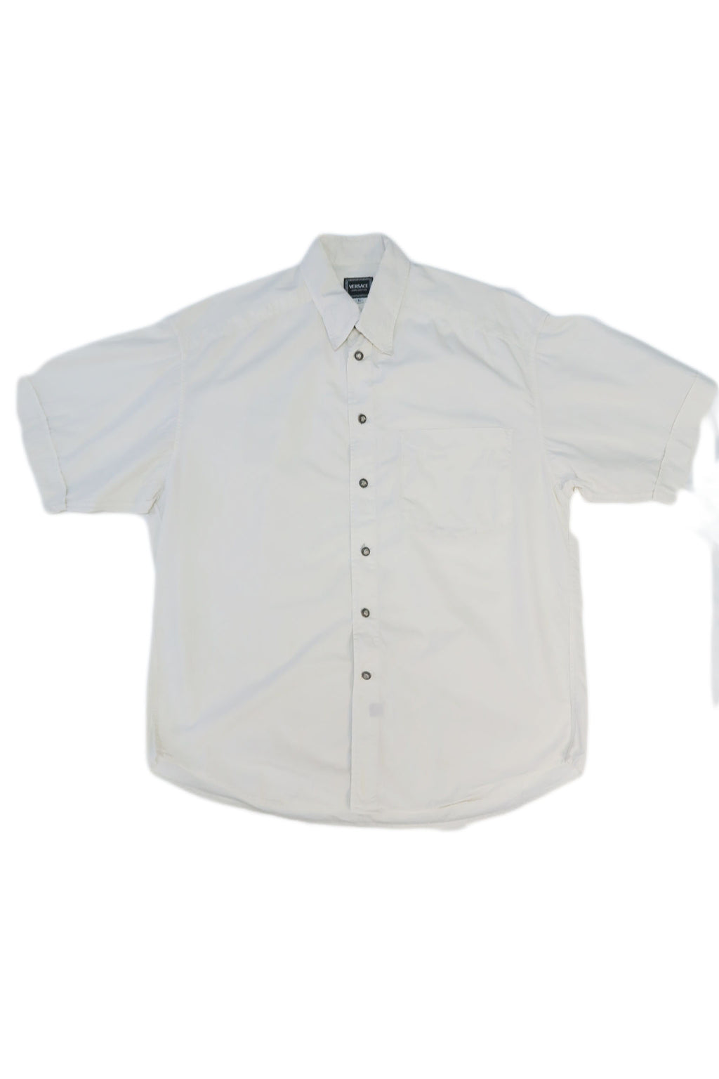 Versace Jeans - Camisa blanca manga corta