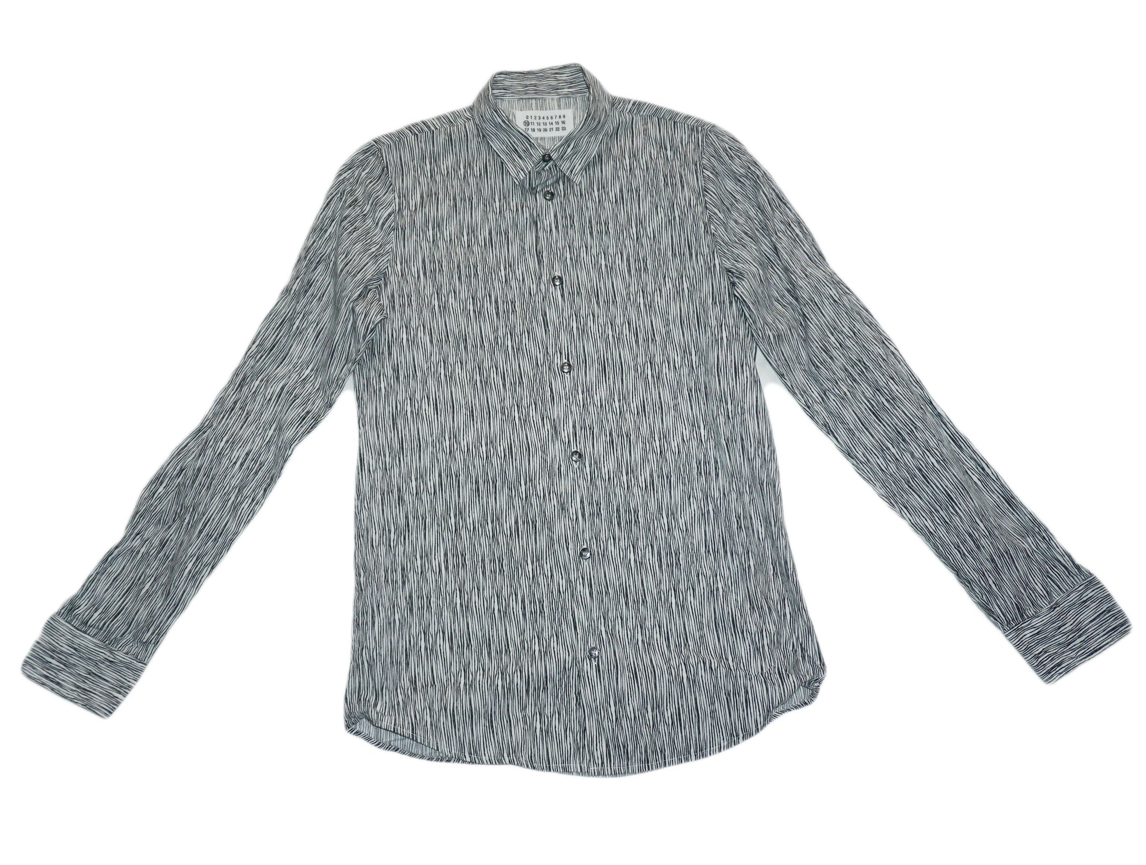 Masion Margiela - Camisa rayas gris