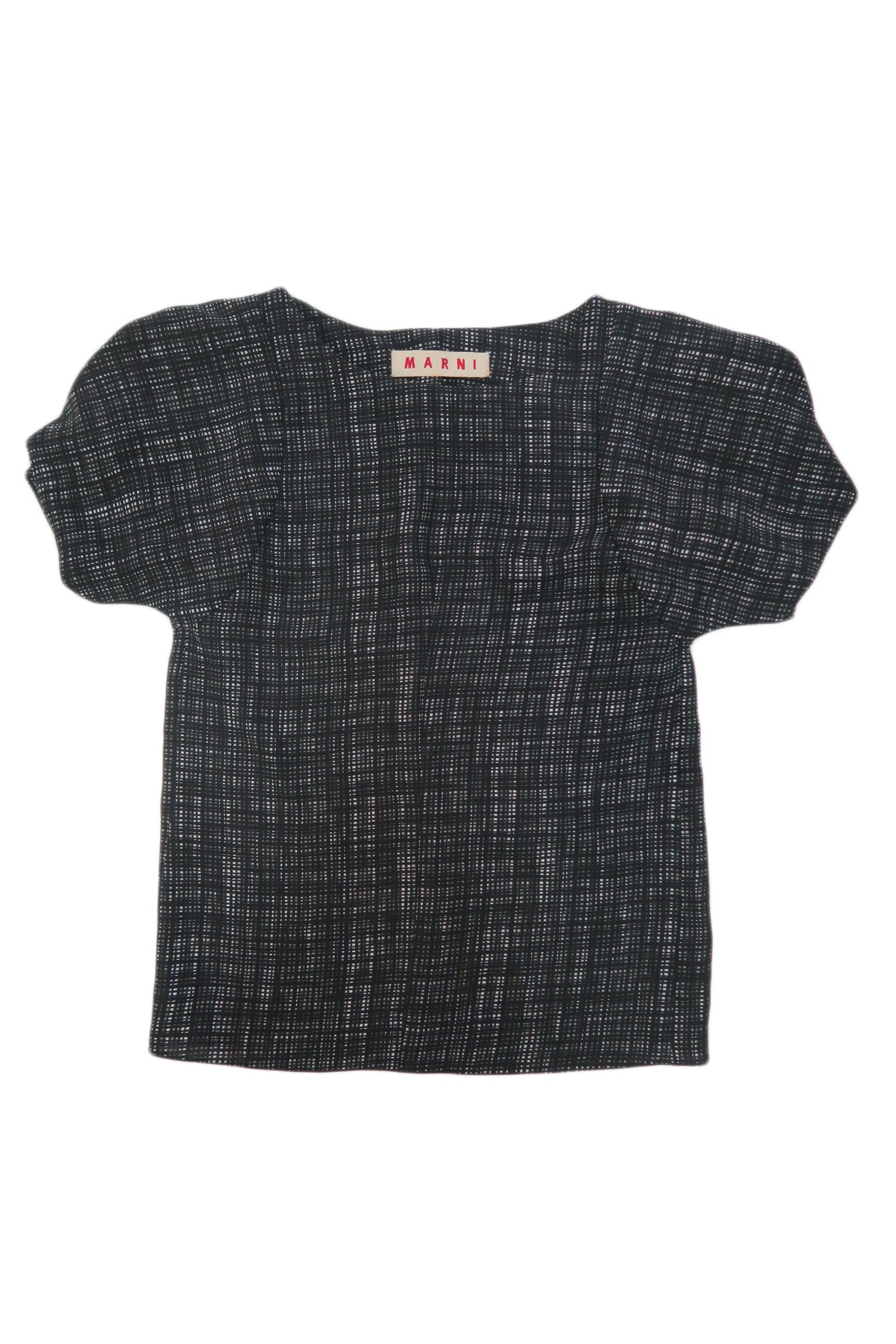 Marni - blusa estampada cuadros