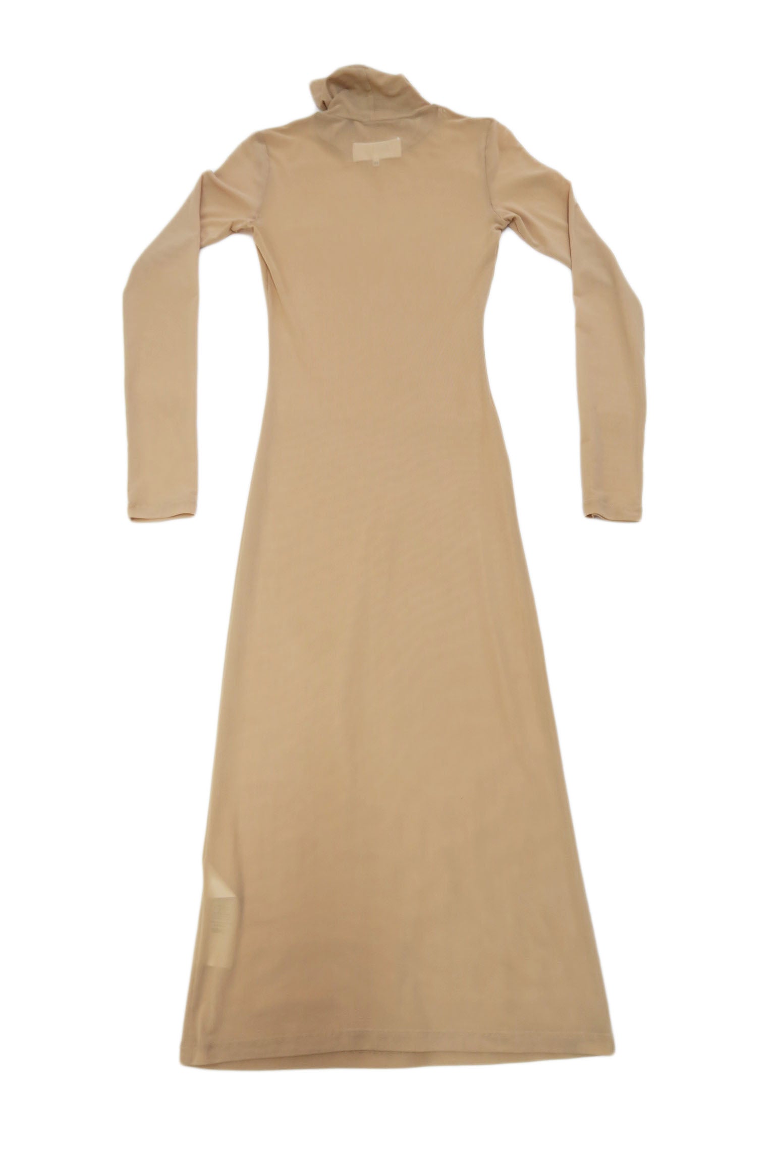 Maison Margiela vestido beige transparente