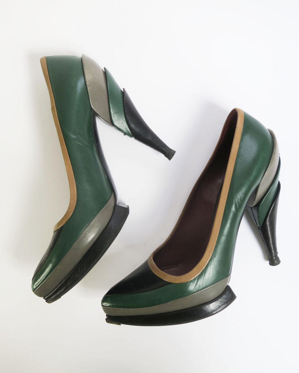 Miu Miu salones verde