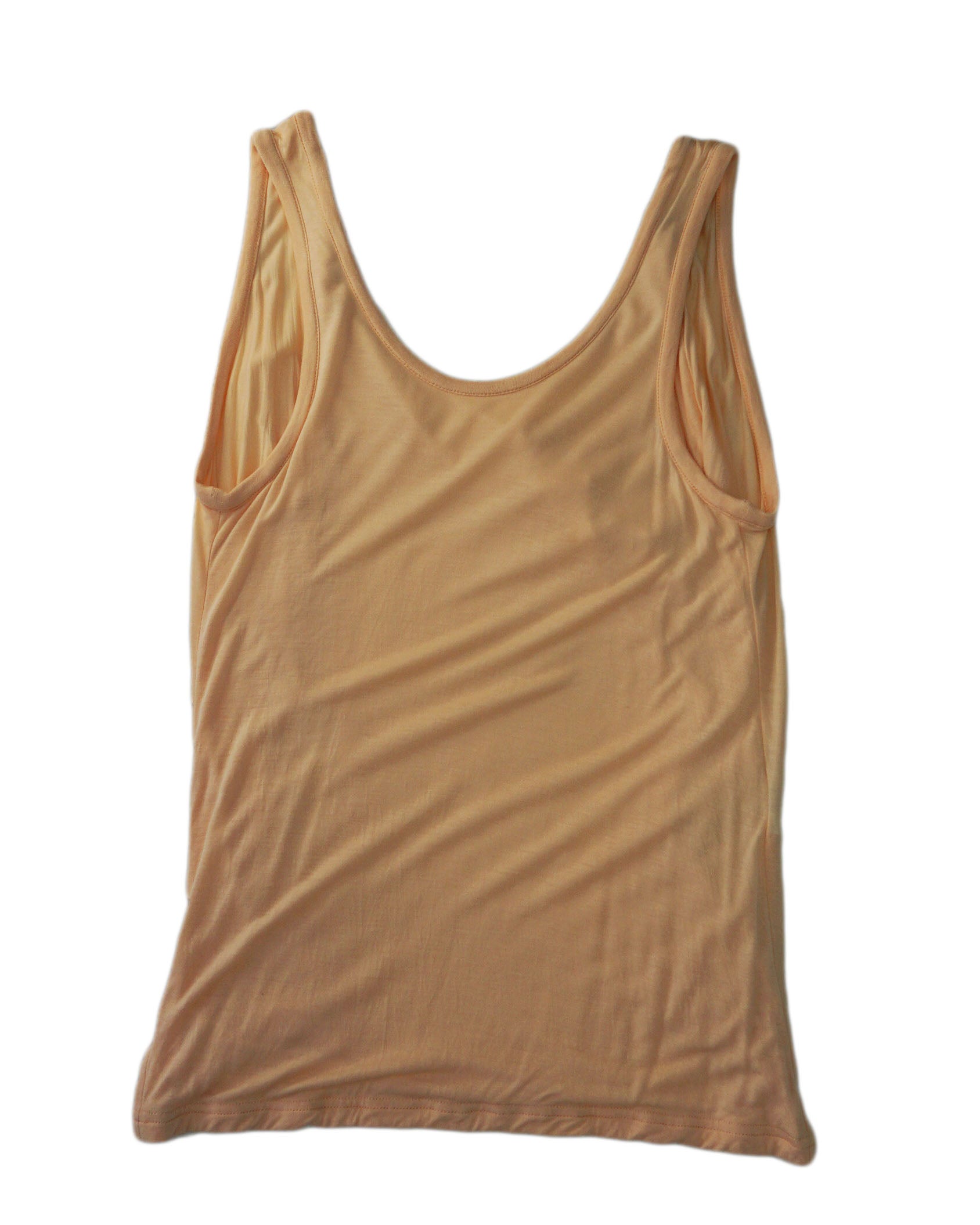 Balenciaga - camiseta salmon de tirantes y lazada de raso