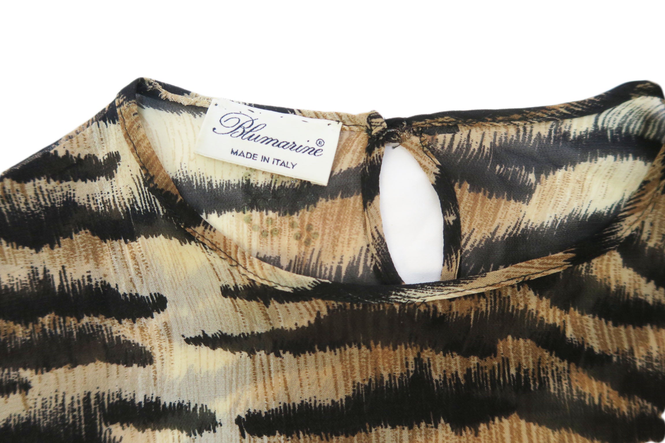 Blumarine - camiseta tigre manga 3/4