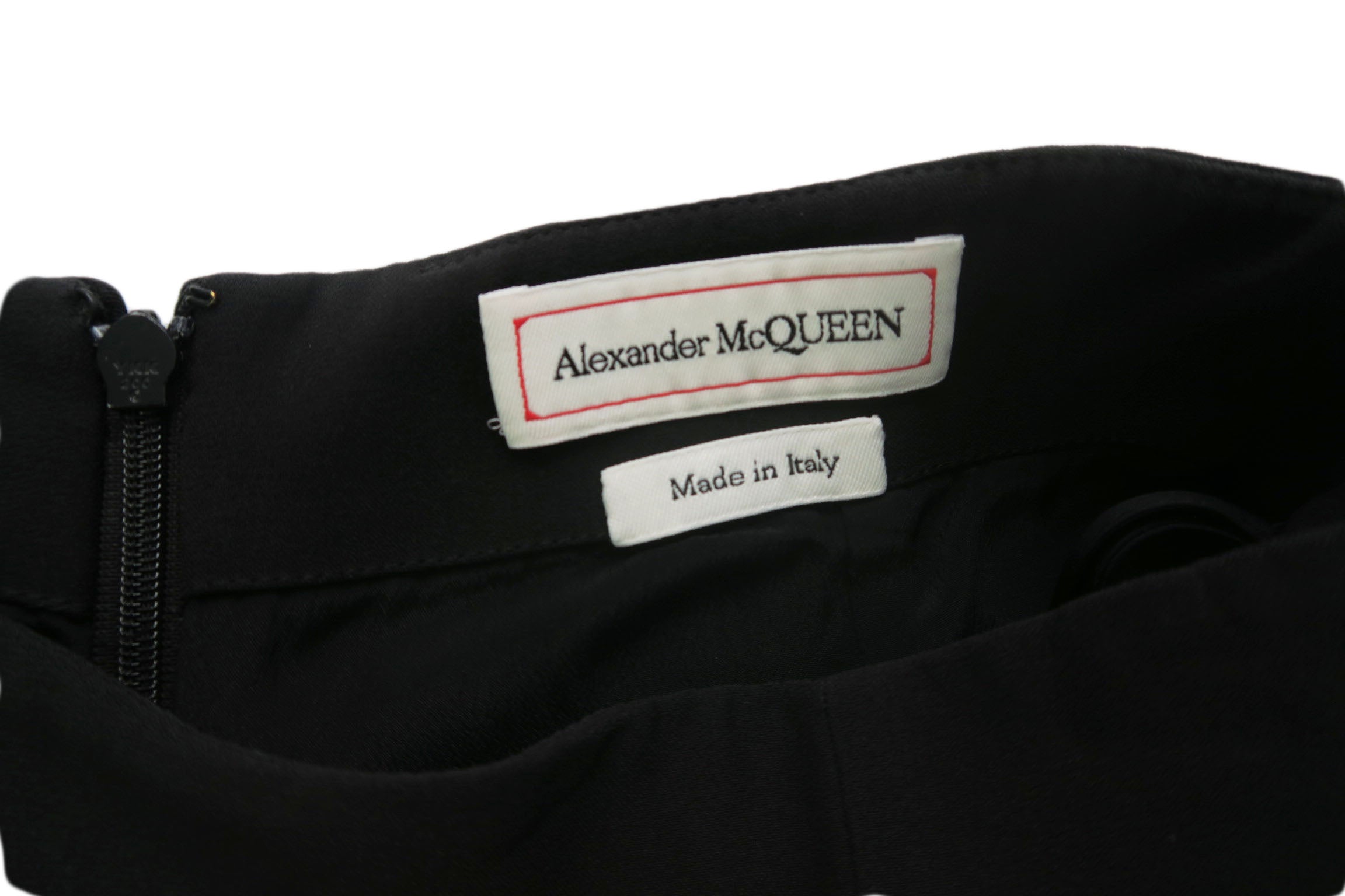 Alexander McQueen falda lapiz negera