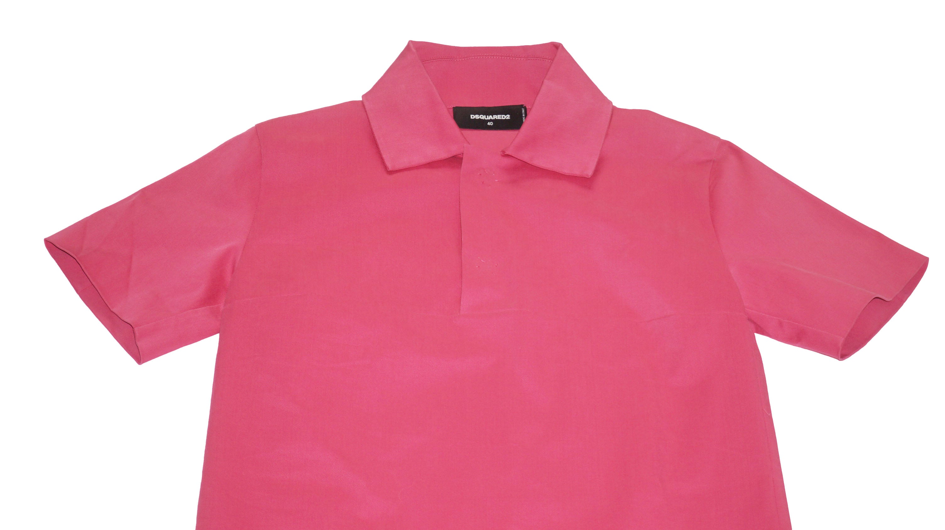 Dsquared2 - Vestido fucsia estilo polo