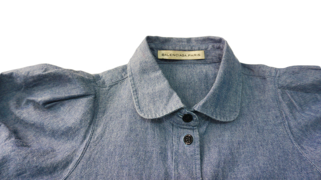 Balenciaga - Camisa manga corta vaquera