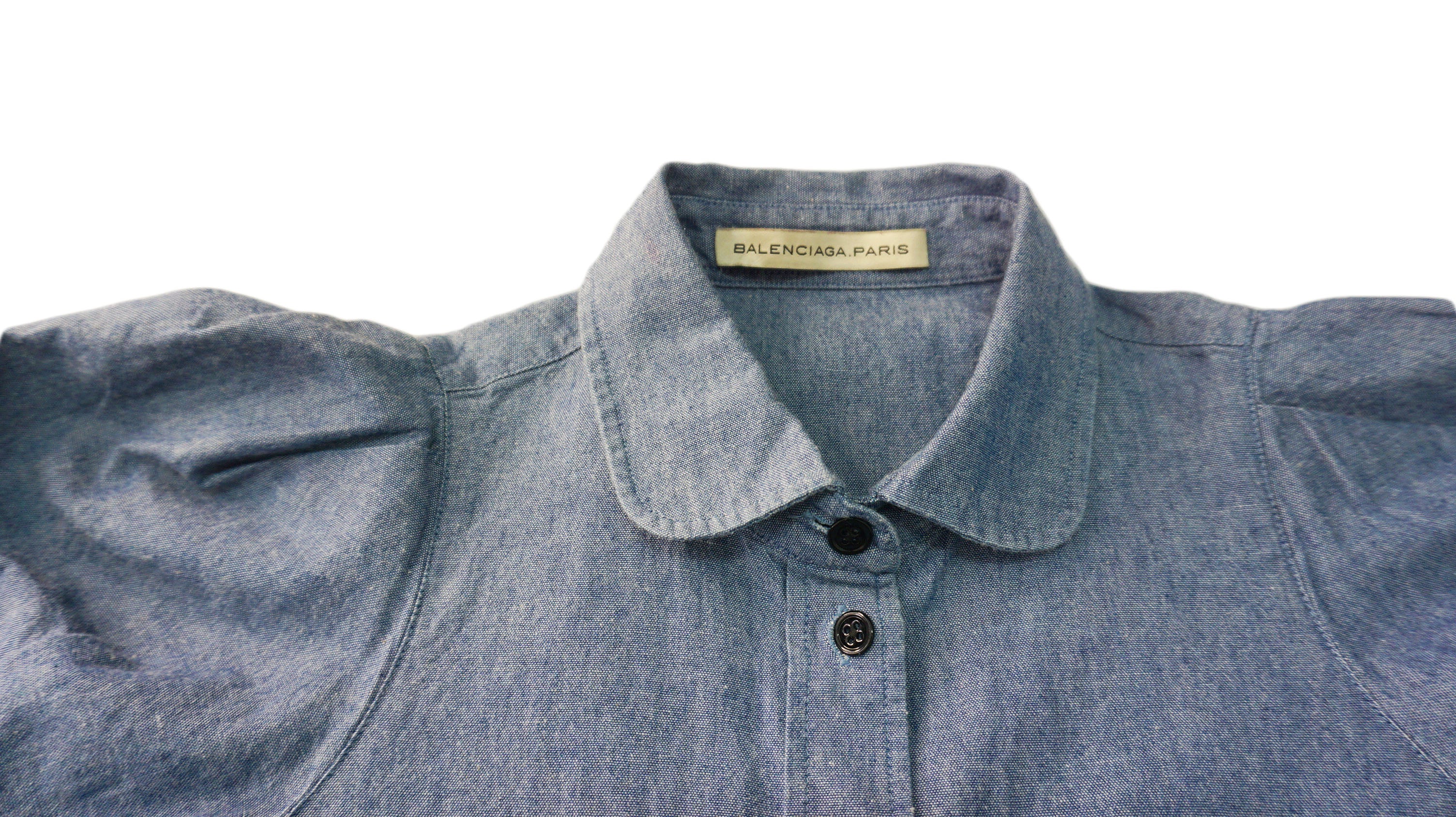 Balenciaga - Camisa manga corta vaquera