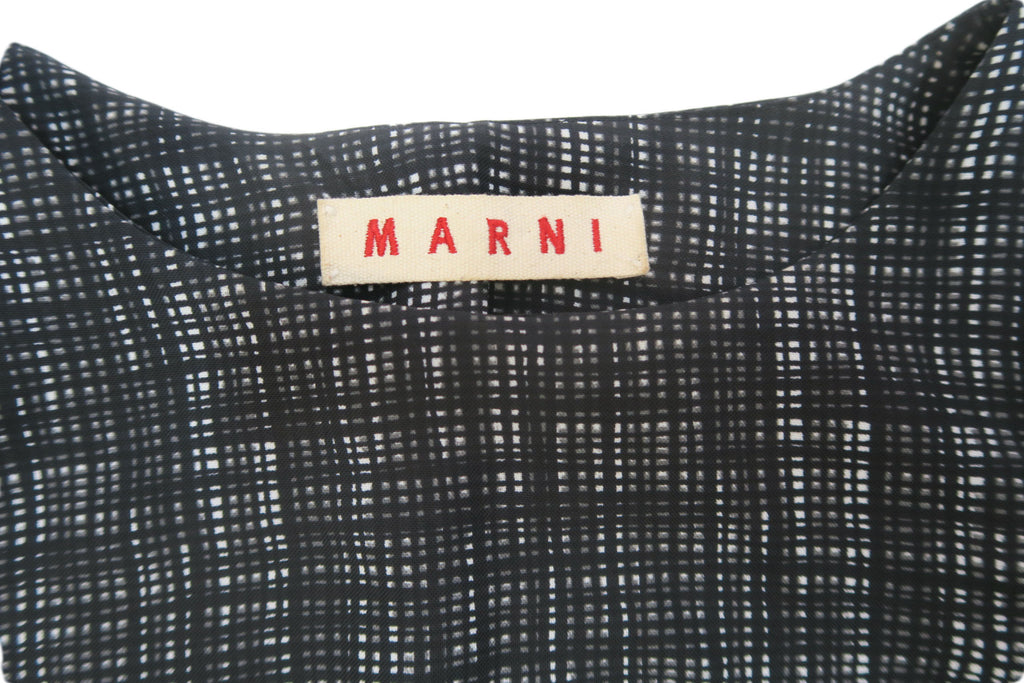 Marni - blusa estampada cuadros