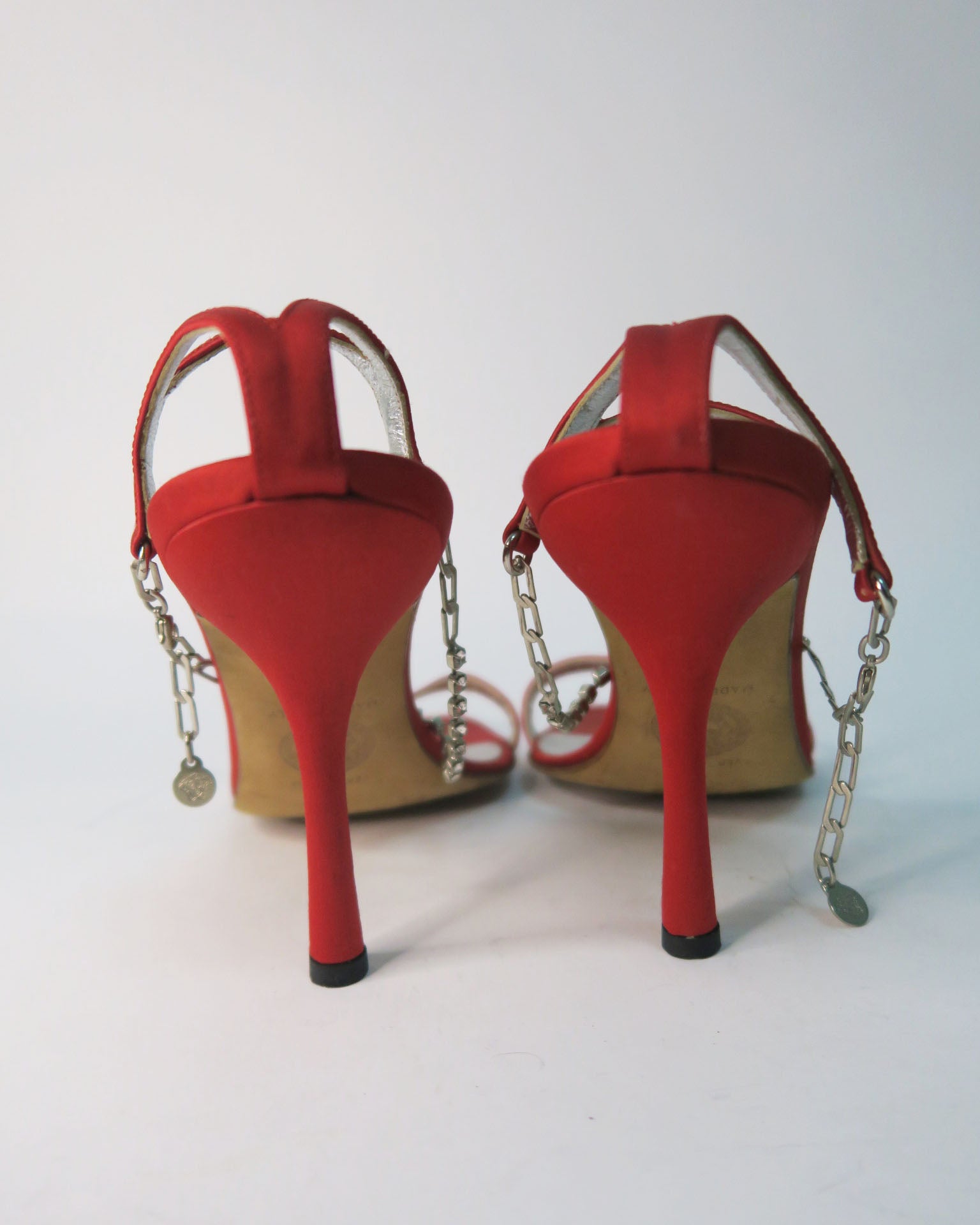 Gianni Versace sandalias rojas