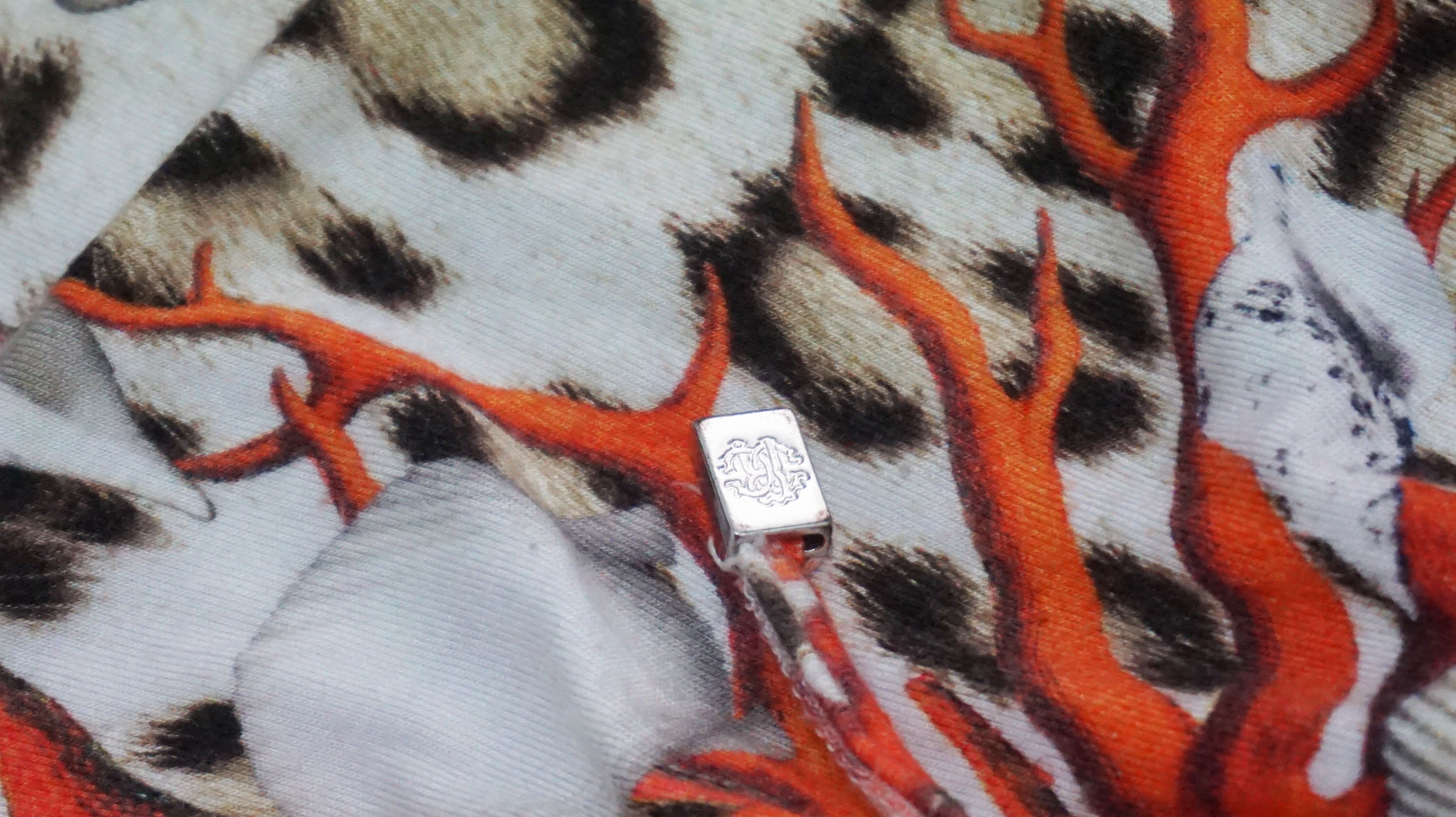 Roberto Cavalli - Mono con estampado de leopardo