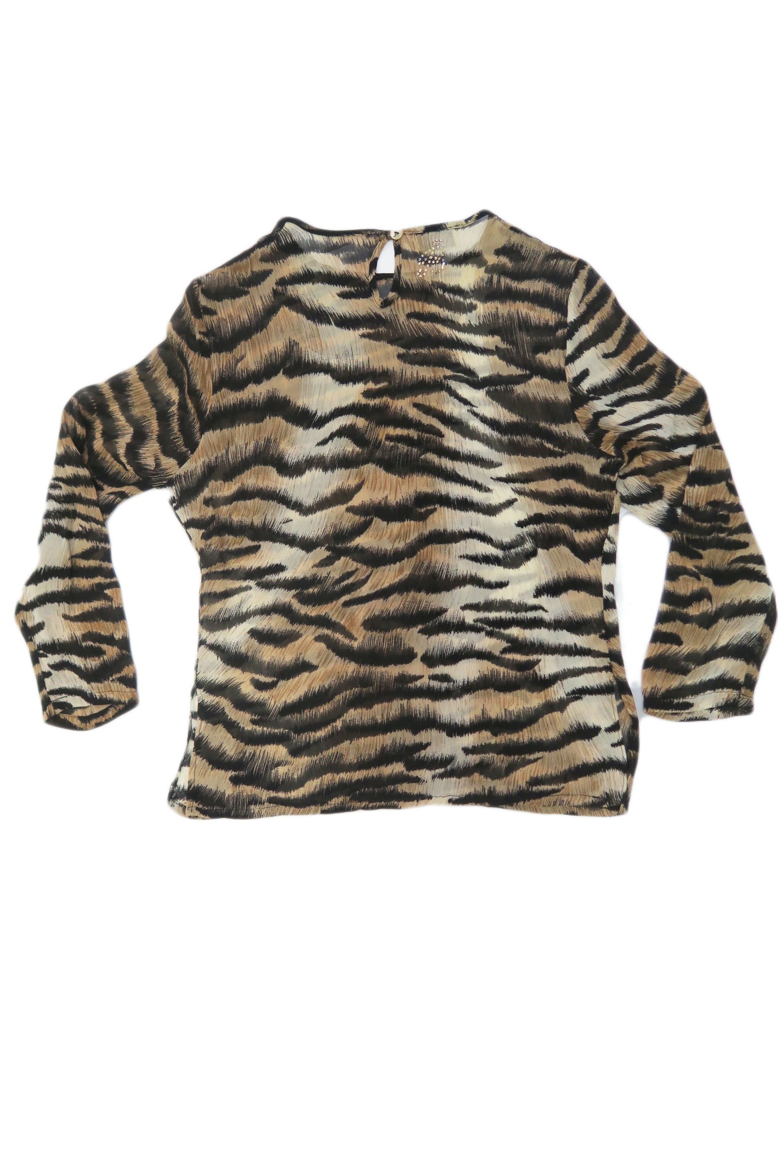 Blumarine - camiseta tigre manga 3/4