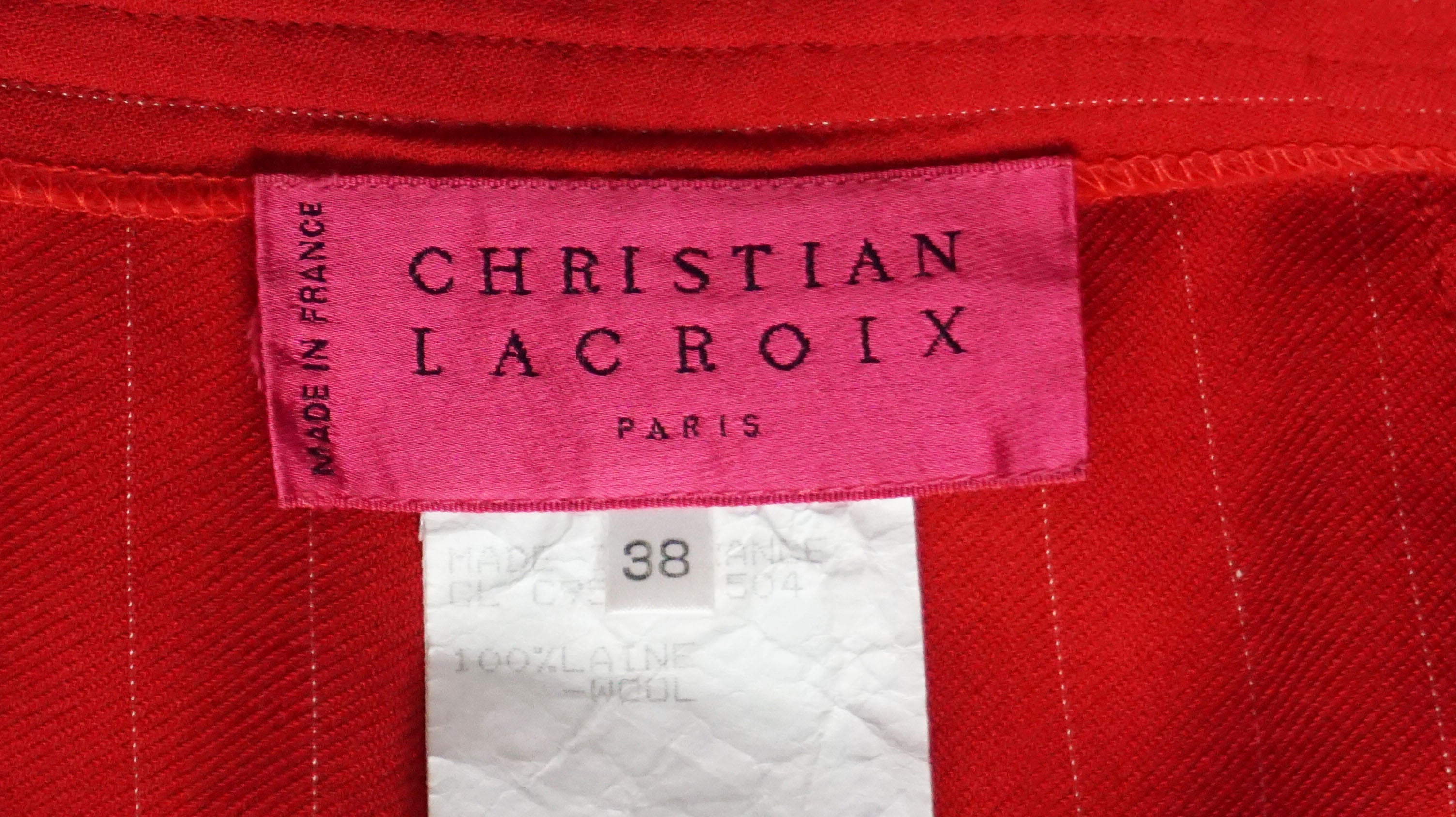 Christian Lacroix - Pantalon rojo