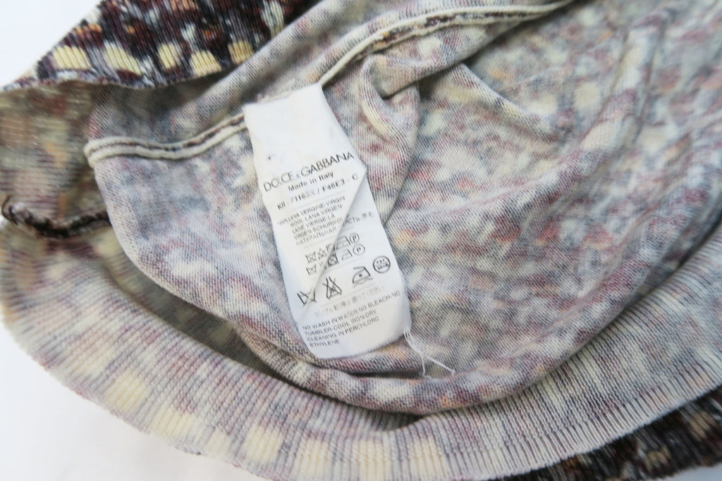 Dolce&Gabanna - top estampado en marrones