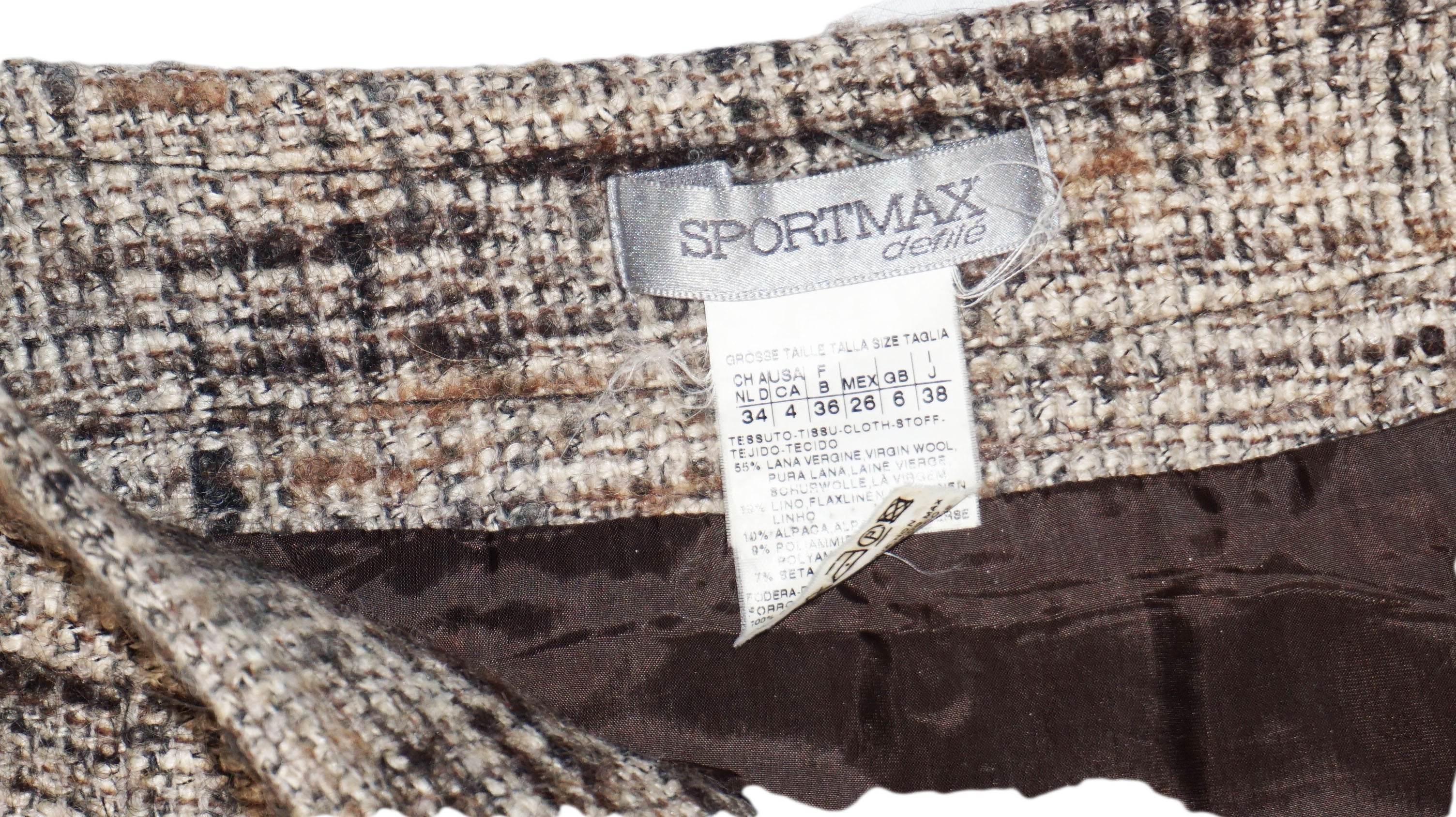 Sportmax - Falda marron