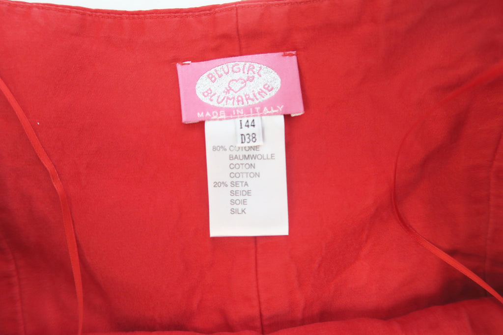 Blumarine Vestido rojo