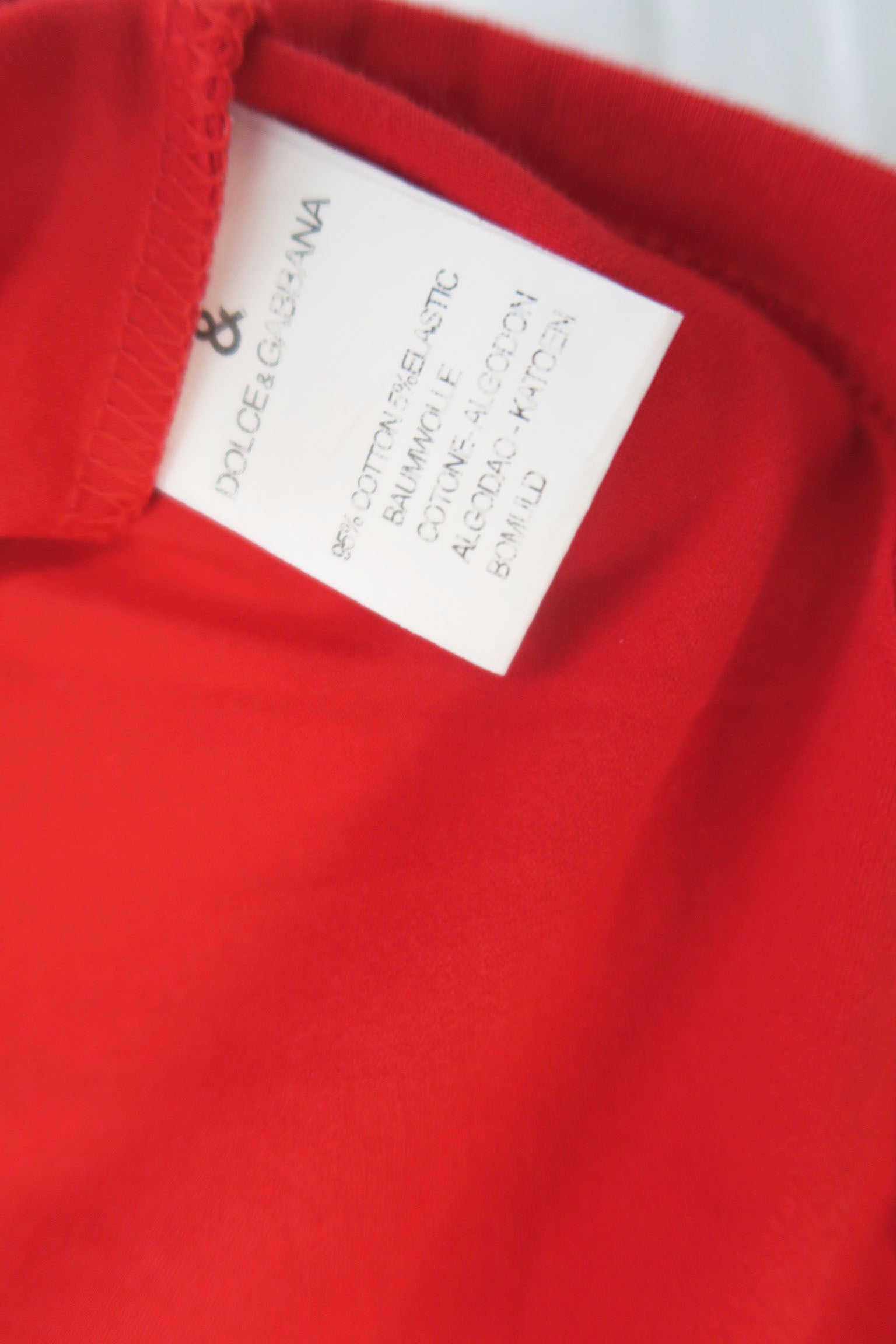 D&G camiseta roja