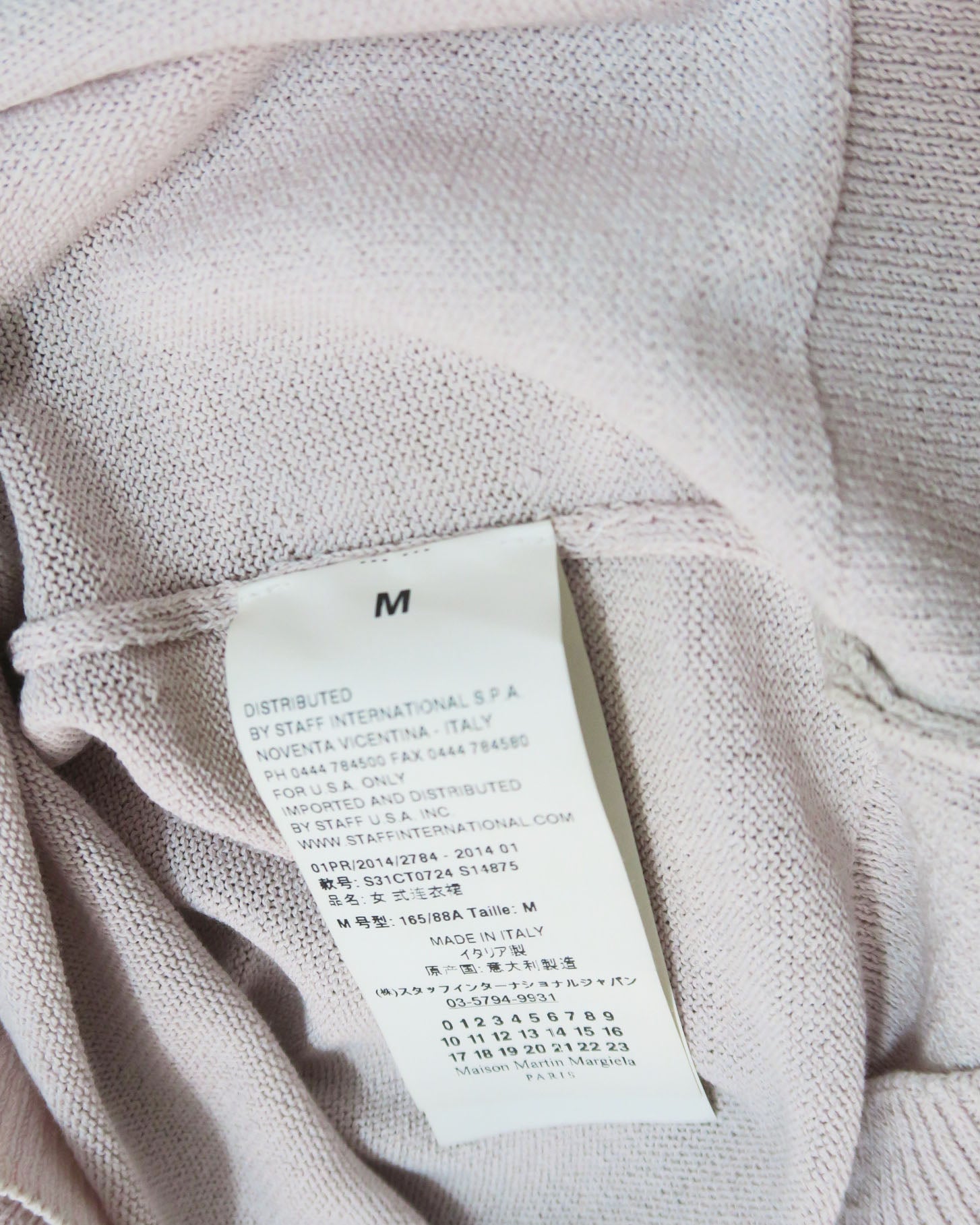 Maison Margiela - Vestido Rosa Palo