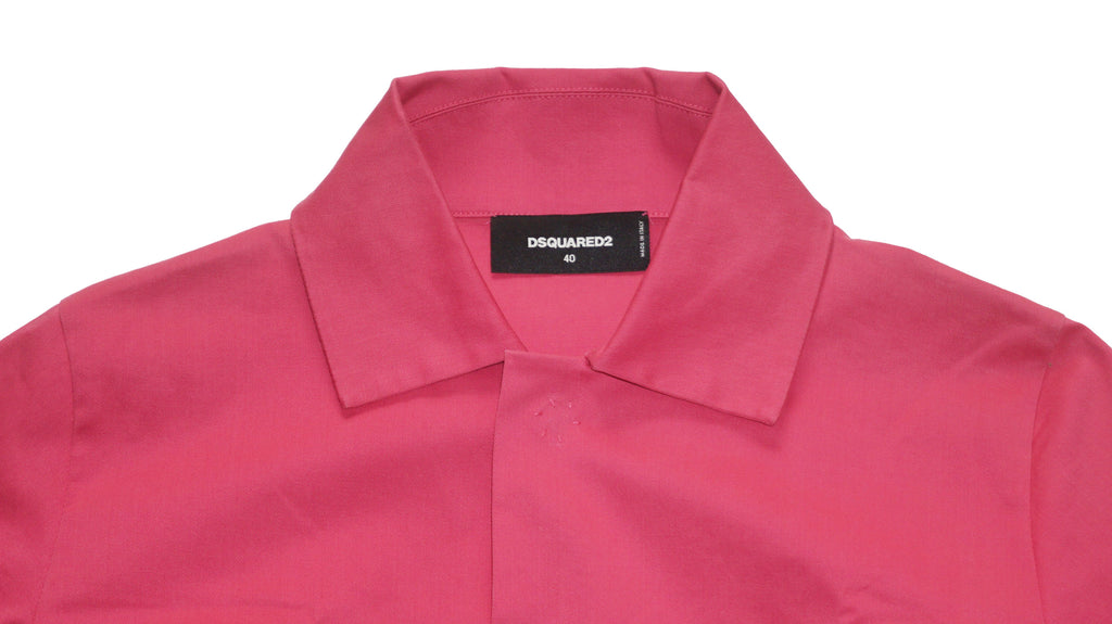 Dsquared2 - Vestido fucsia estilo polo