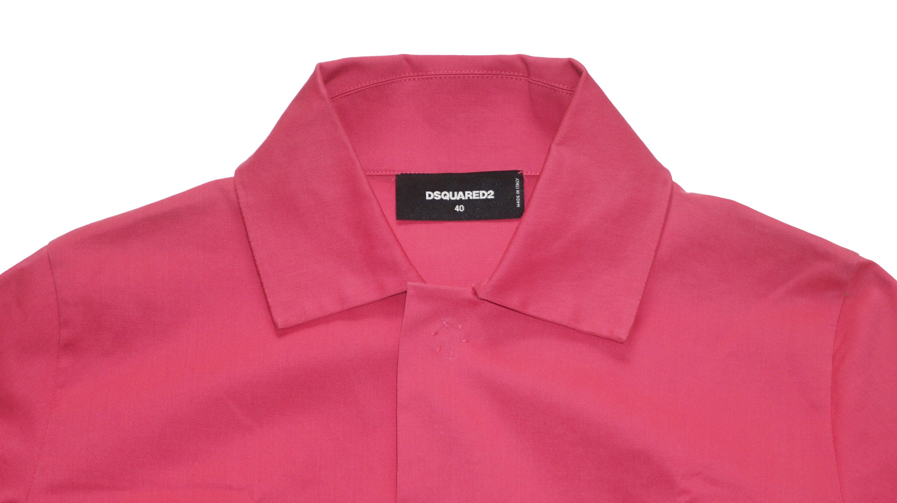 Dsquared2 - Vestido fucsia estilo polo