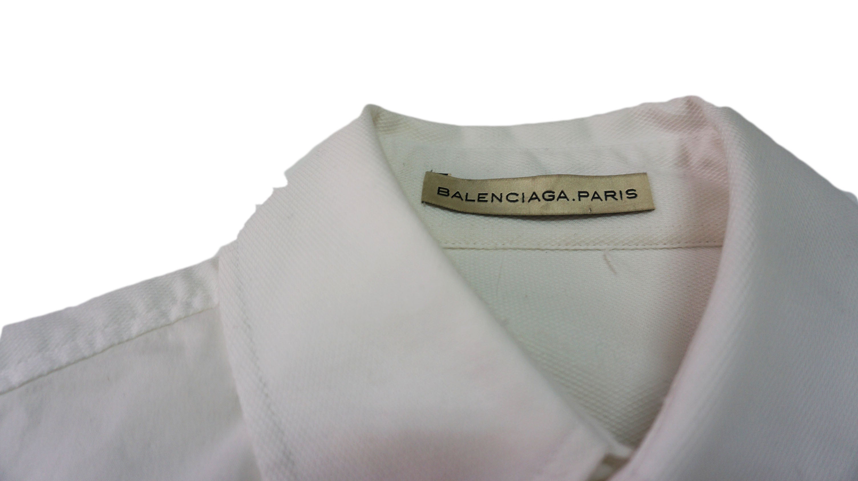 Balenciaga - Camisa Blanca puños dobles