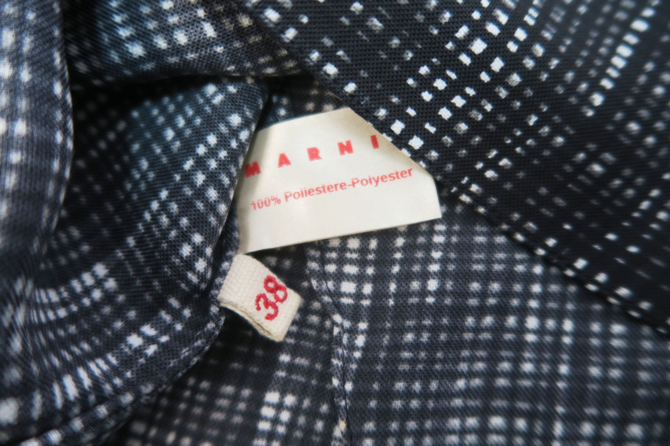 Marni - blusa estampada cuadros