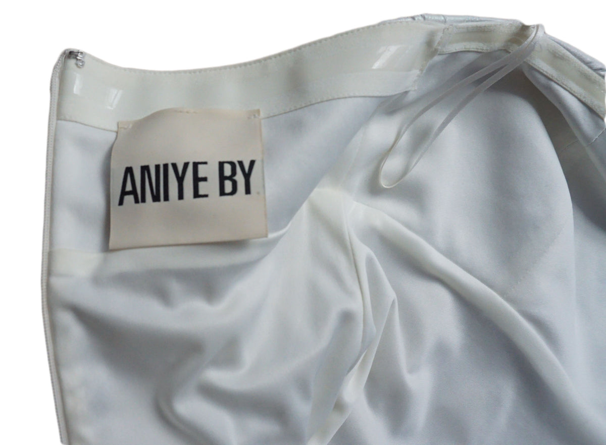 AniyeBy - Vestido palabra de honor blanco