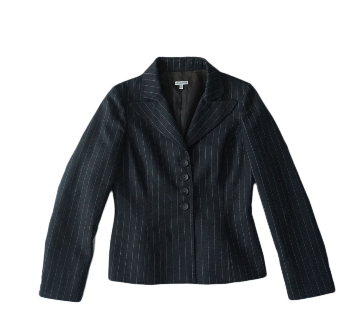 Anna Molinari - Traje chaqueta raya diplomatica