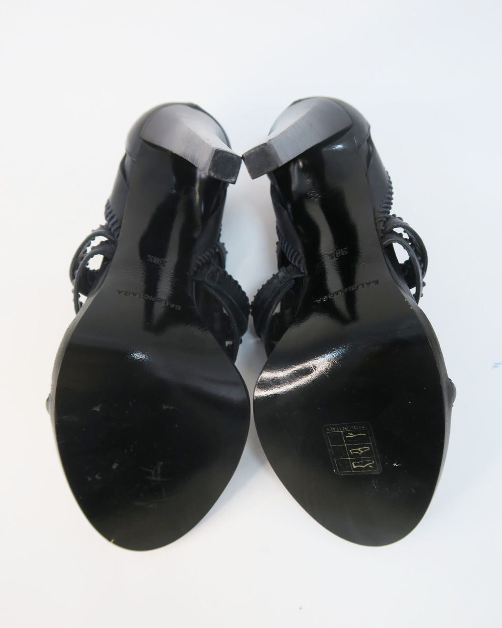 Balenciaga sandalias negra