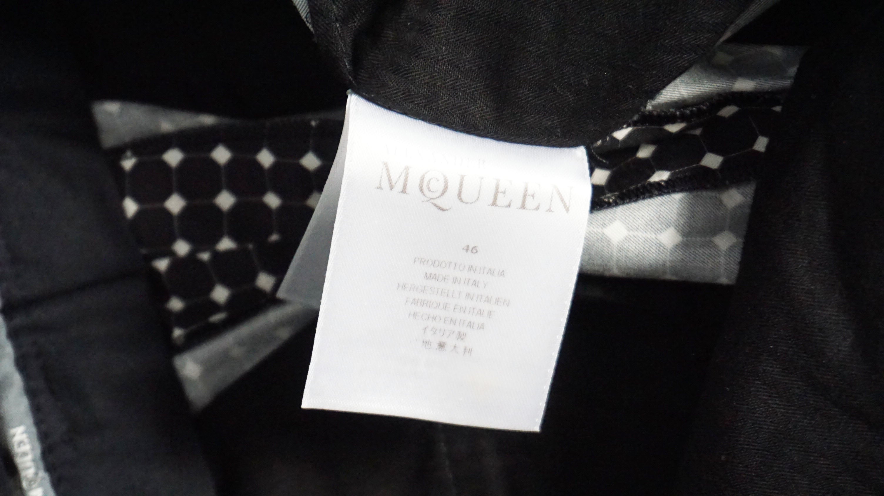 Alexander McQueen - pantalon con lunares