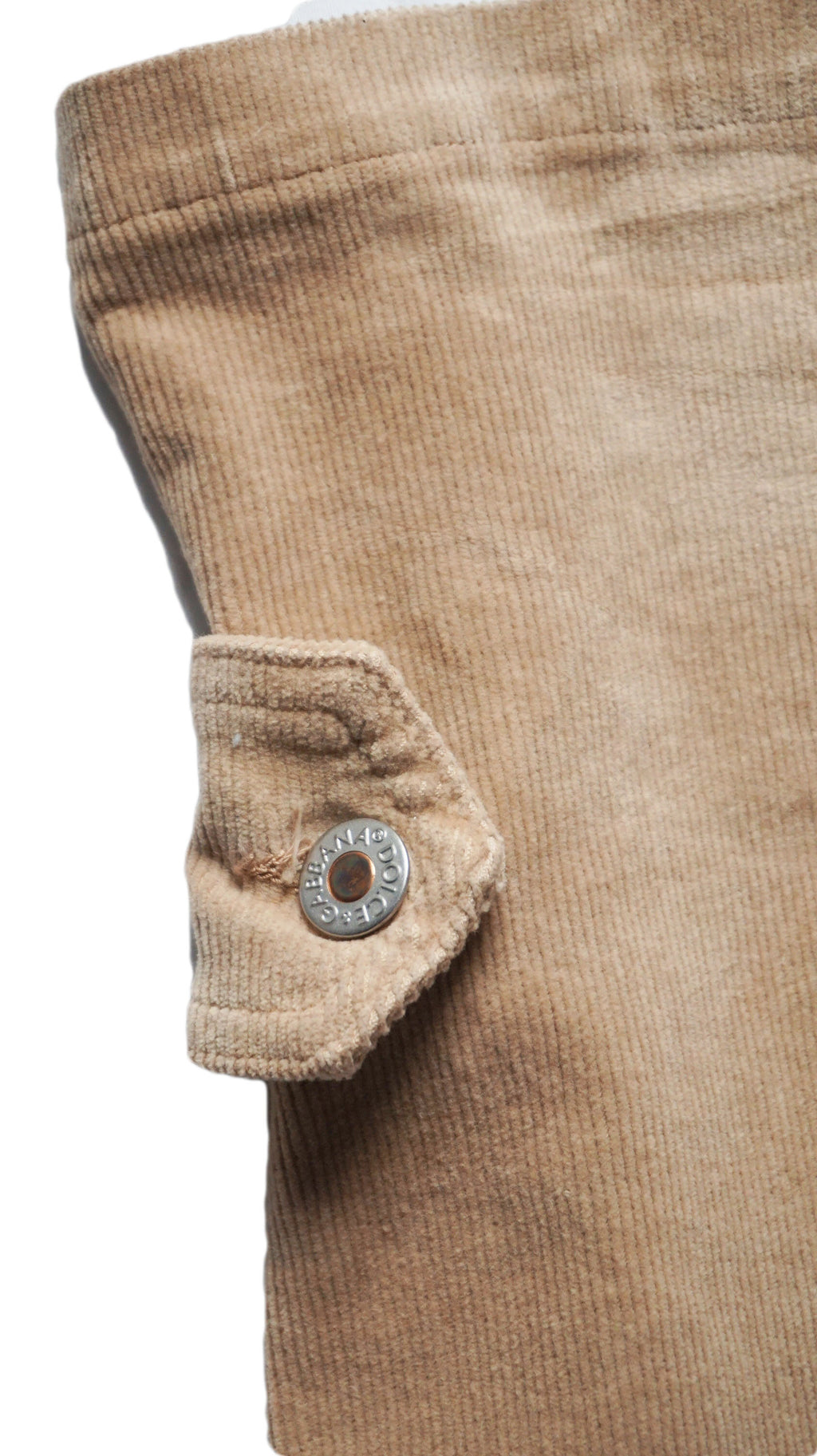 D&G - Pantalon Pana beige