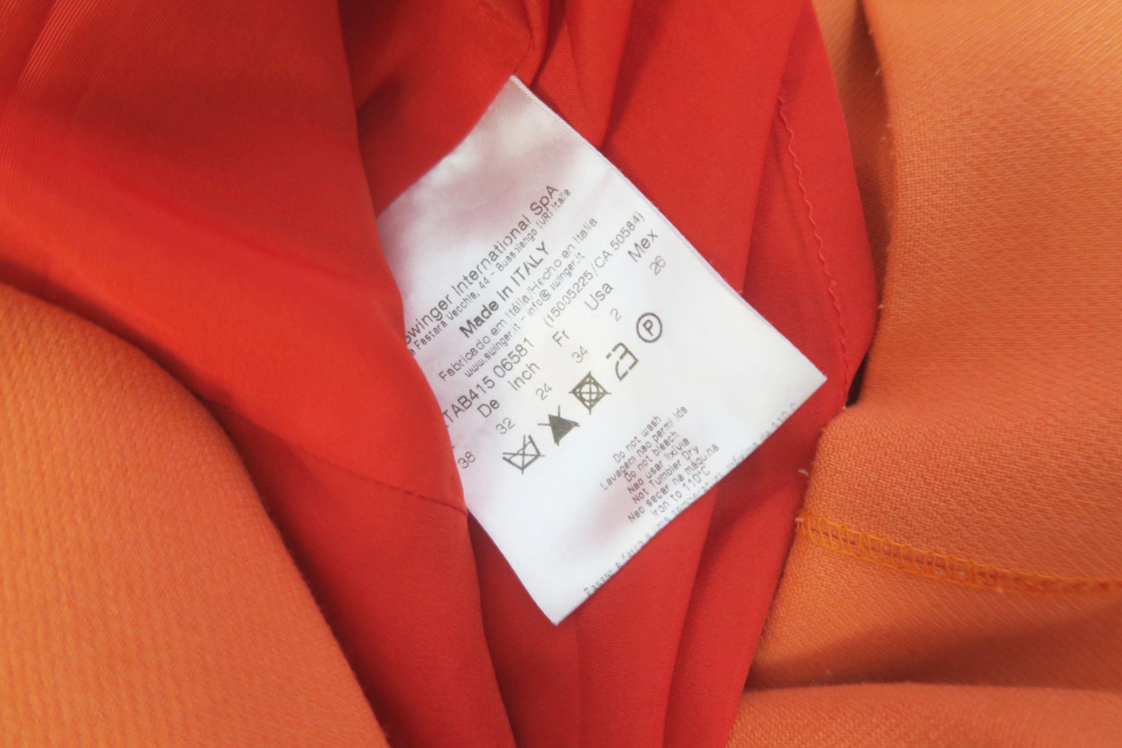 Versus - Vestido naranja