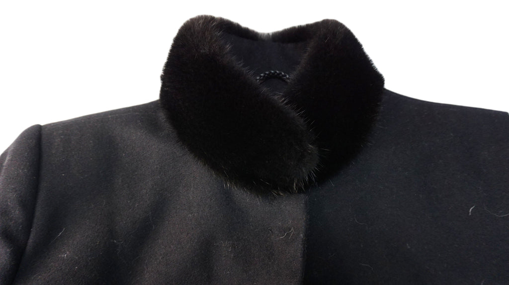 Sport Max - Abrigo Negro Leopardo