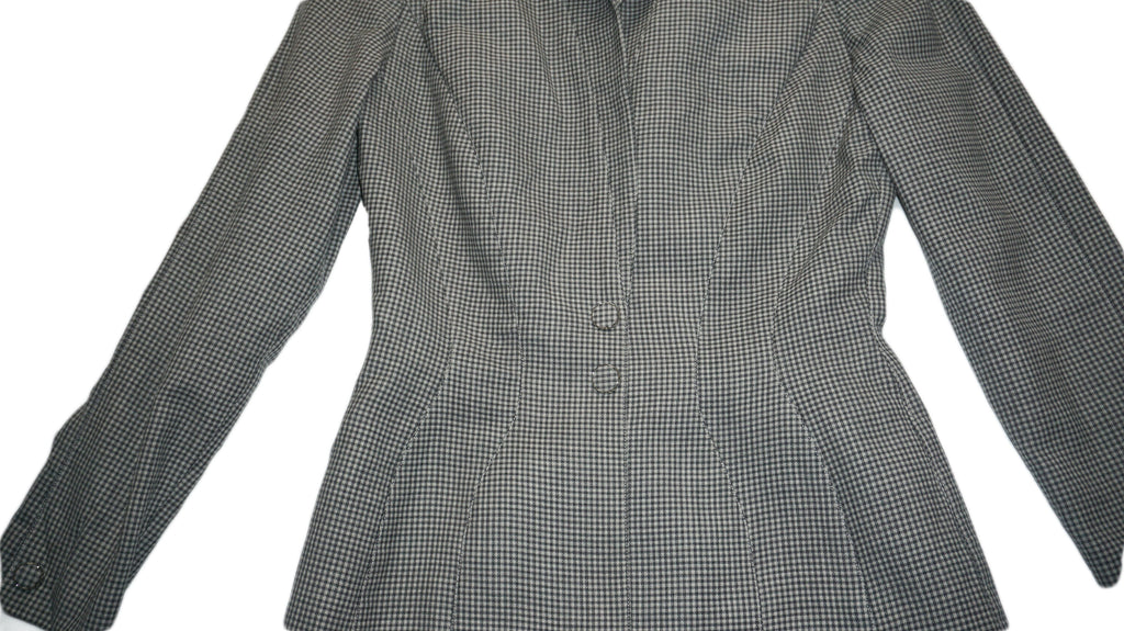 Mugler - chaqueta pata de gallo