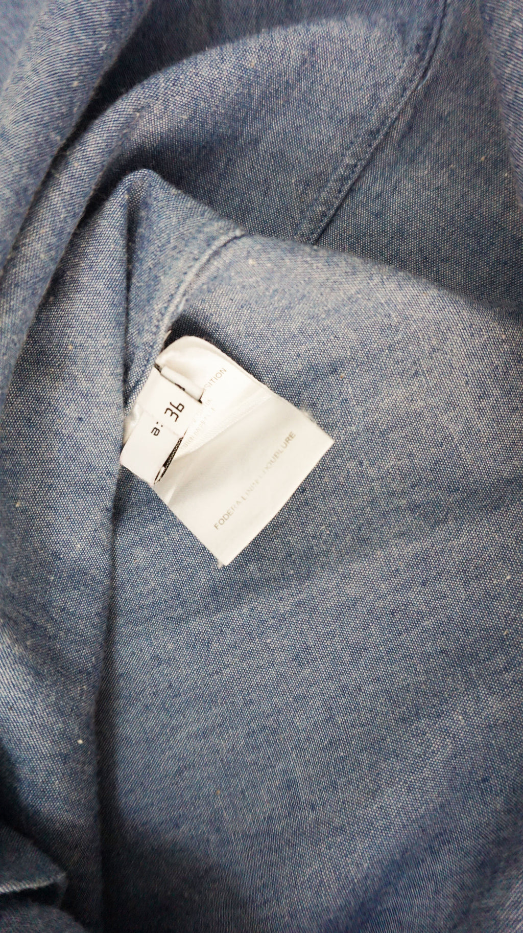Balenciaga - Camisa manga corta vaquera