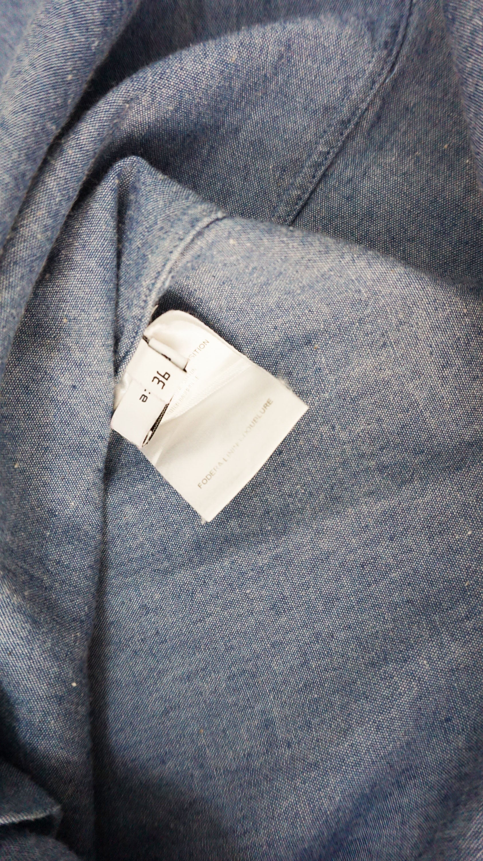 Balenciaga - Camisa manga corta vaquera