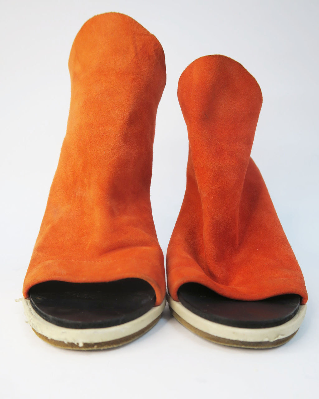 Balenciaga sandalias naranjas