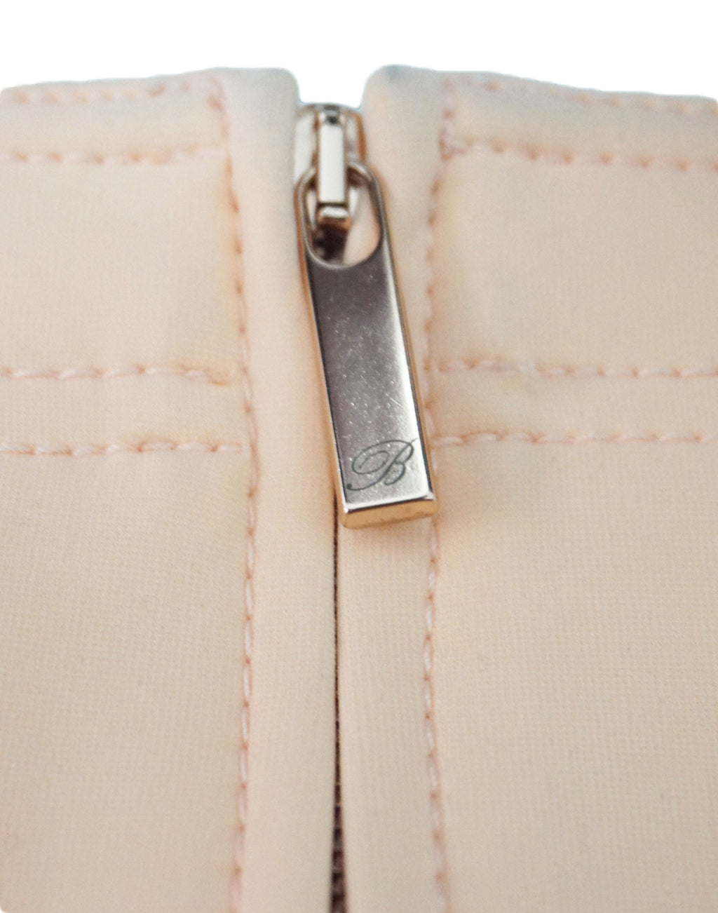 Blumarine - vestido salmon con manga francesa