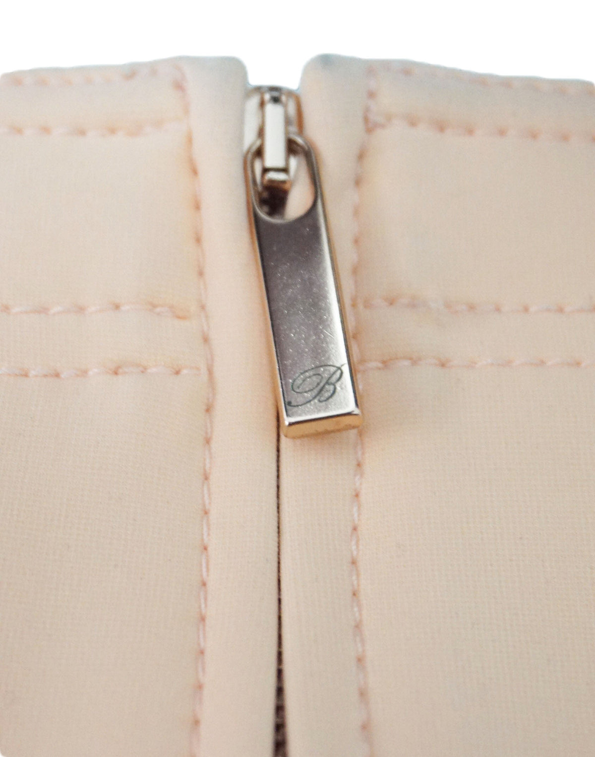 Blumarine - vestido salmon con manga francesa