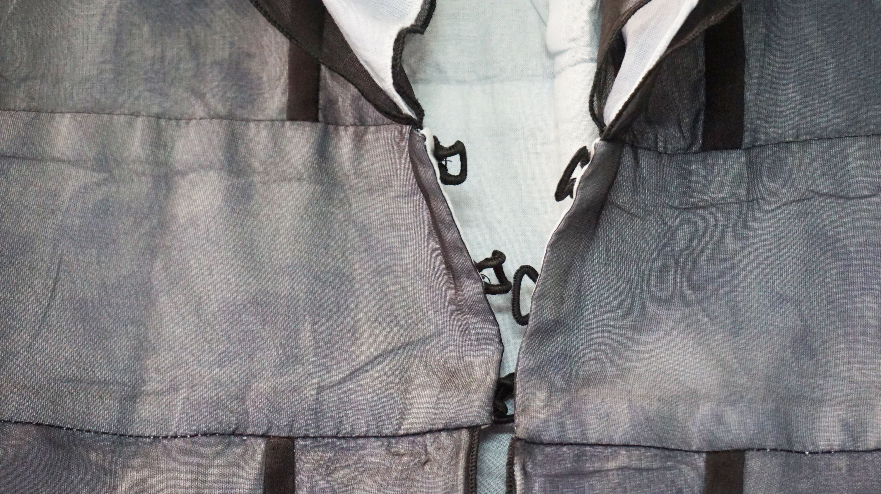 Sportmax - Blazer gasa bicolor blanca y gris