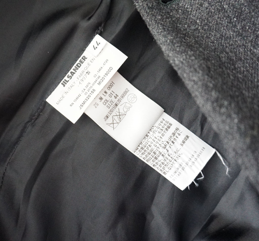Jil Sander - Mono gris de lana