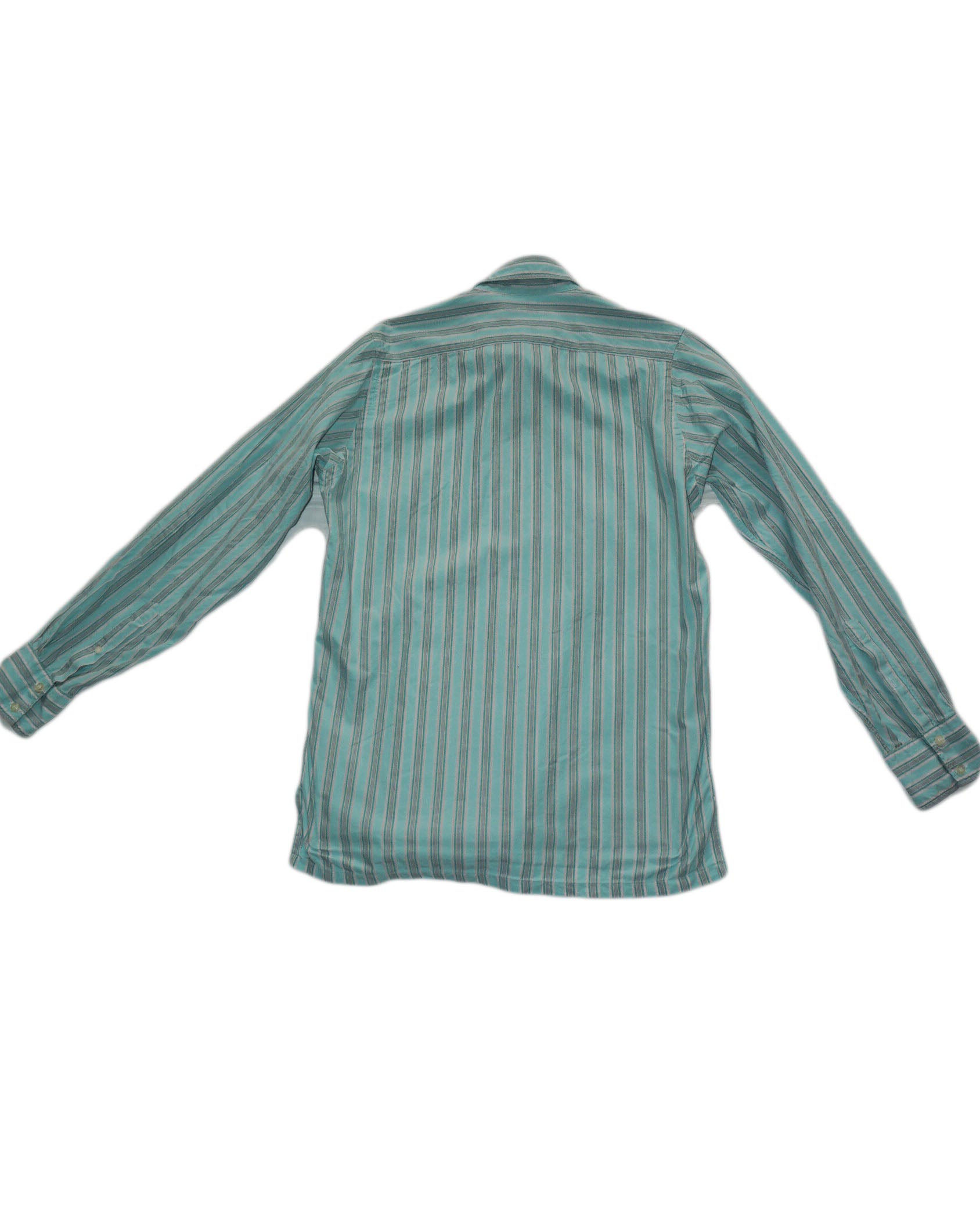 Christian Lacroix - Camisa turquesa rayas blanca