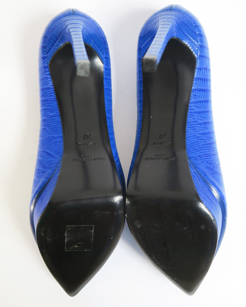 Saint Laurent salones azul